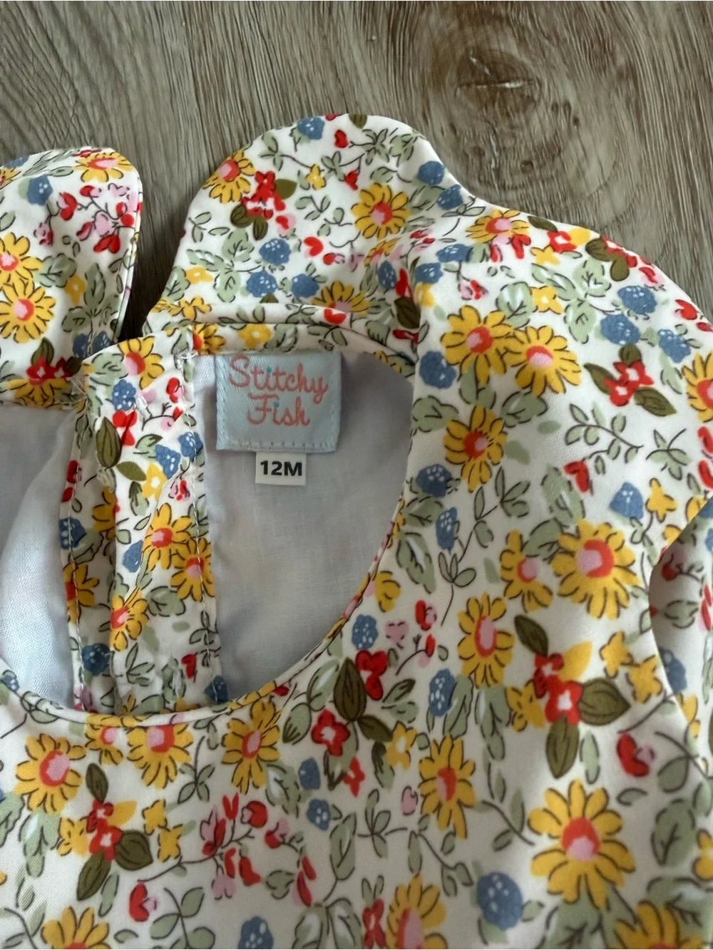Children's Floral Smocked Top & Mustard Legging Matching Set